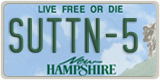 New Hampshire, Vanity Plates
