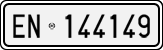 License plate of Italy, Cars (1927 year series)