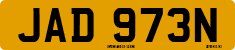 License plate of the United Kingdom, 1963 year system