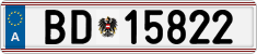 License plate of Austria, Official services and consulates