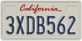 California, Passenger Car (1ABC234)