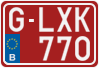 License plate of Belgium, Regular plates (2010)
