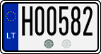 License plate of Lithuania, Oldtimers