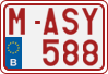 License plate of Belgium, Regular plates (2010)