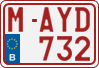 License plate of Belgium, Regular plates (2010)