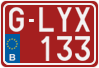 License plate of Belgium, Regular plates (2010)
