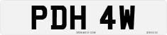 License plate of the United Kingdom, 1963 year system