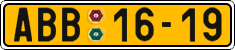 License plate of the Czech Republic, Commercial vehicles (1960)