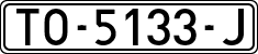 License plates of Spain, 1971 year series
