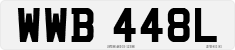 License plate of the United Kingdom, 1963 year system