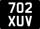 License plate of the United Kingdom, 1932 year system