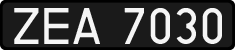 License plates of Poland, 1976 year system
