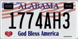 Alabama, God Bless America (1234AB5)