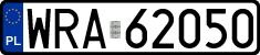 License plates of Poland, Regular car plates