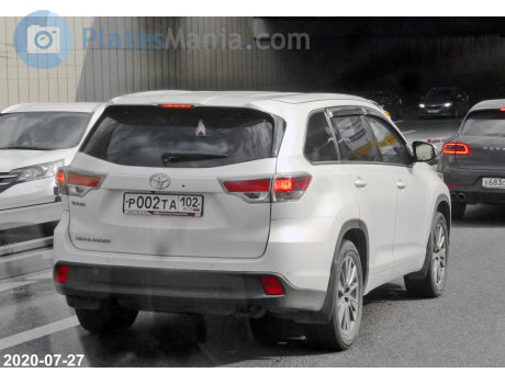 р002та102, Toyota Highlander