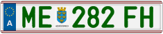 License plate of Austria, Regular plates