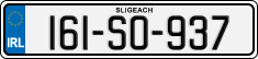License plate of Ireland, Regular plates