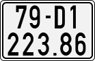 License plate of Vietnam, Motorcycles