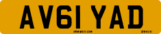 License plate of the United Kingdom, 2001 year system