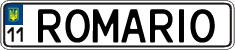 License plate Ukraine, Vanity Plates