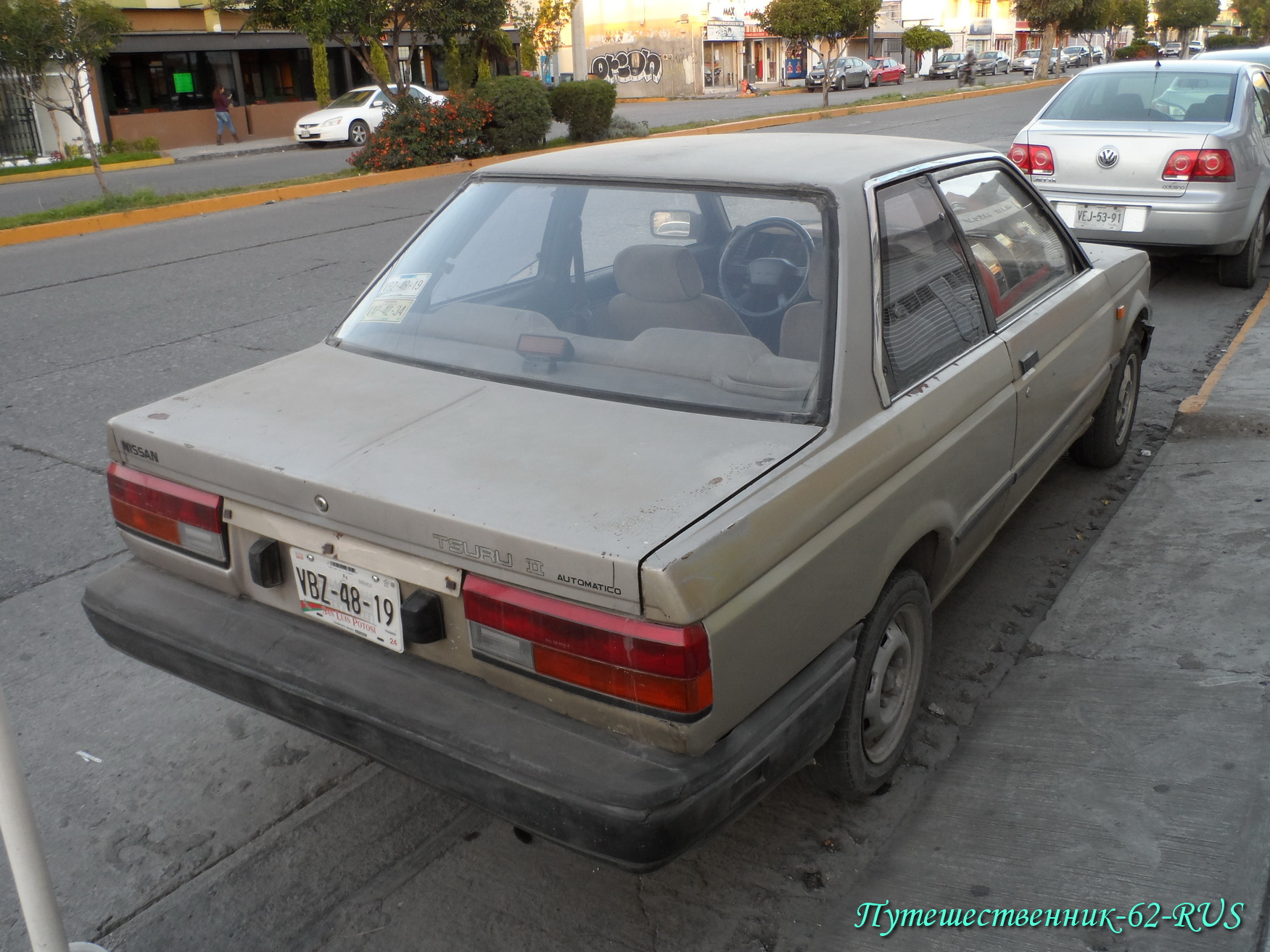 VBZ-48-19, Nissan Tsuru 2nd gen 2-door Sedan (B12; MX-market), 1987–1992