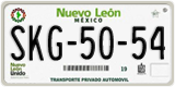 Nuevo León, Cars (AAA-00-00)