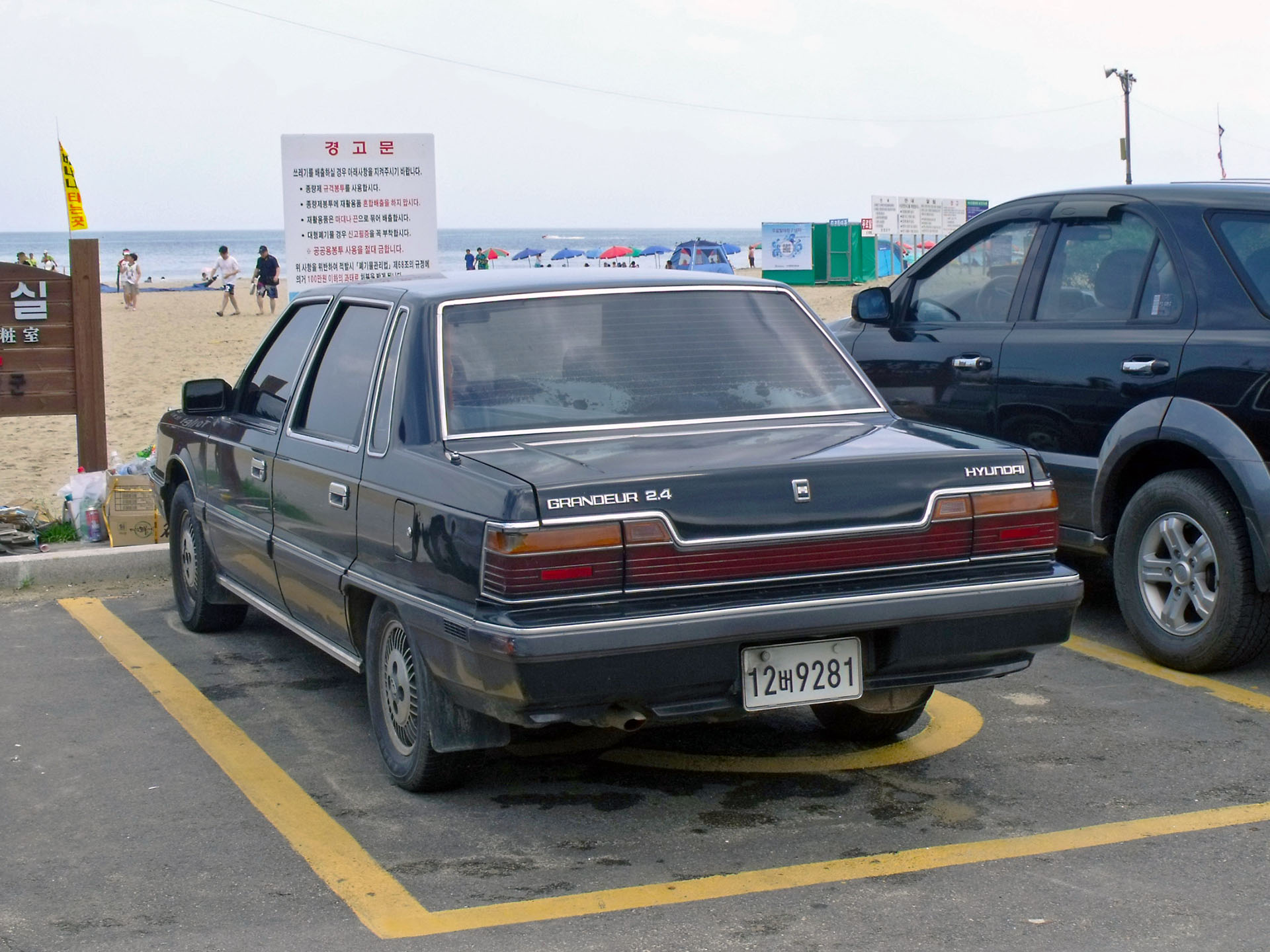 12버 9281, Hyundai Grandeur 1st gen (L), 1986–1992