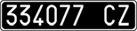 License plate of Italy, Cars (1927 year series)