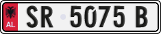 License plate of Albania, Cars (1993)