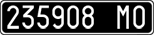 License plate of Italy, Cars (1927 year series)