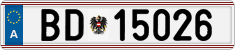 License plate of Austria, Official services and consulates