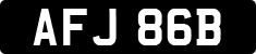 License plate of the United Kingdom, 1963 year system