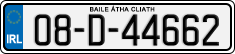 License plate of Ireland, Regular plates