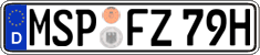 German license plate, Plates for oldtimers (type 