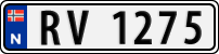 License plate of Norway, Trailers, motorcycles, special vehicles