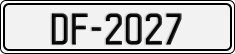 License plate of Ireland, Trailers