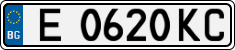 License plate of Bulgaria, Cars