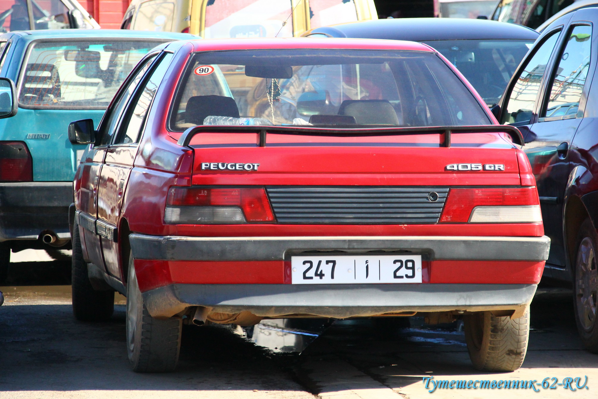 247|أ|29, Peugeot 405 1st gen Sedan (D6/D7), 1987–1996 (2019– for AZ-market)