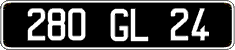 French license plate, FNI