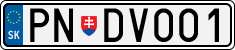 License plate of Slovakia, Vanity Plates