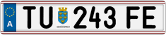 License plate of Austria, Regular plates