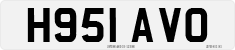 License plate of the United Kingdom, 1983 year system