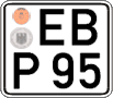 German license plate, Regular plates