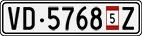 License plate of Switzerland, Vehicles w/o paid duty (with 