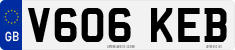 License plate of the United Kingdom, 1983 year system