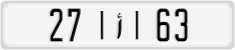 License plate of Morocco, Cars