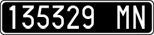 License plate of Italy, Cars (1927 year series)