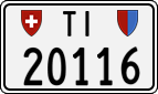 License plate of Switzerland, Cars