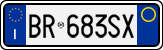 License plate of Italy, Cars (1994 year series)
