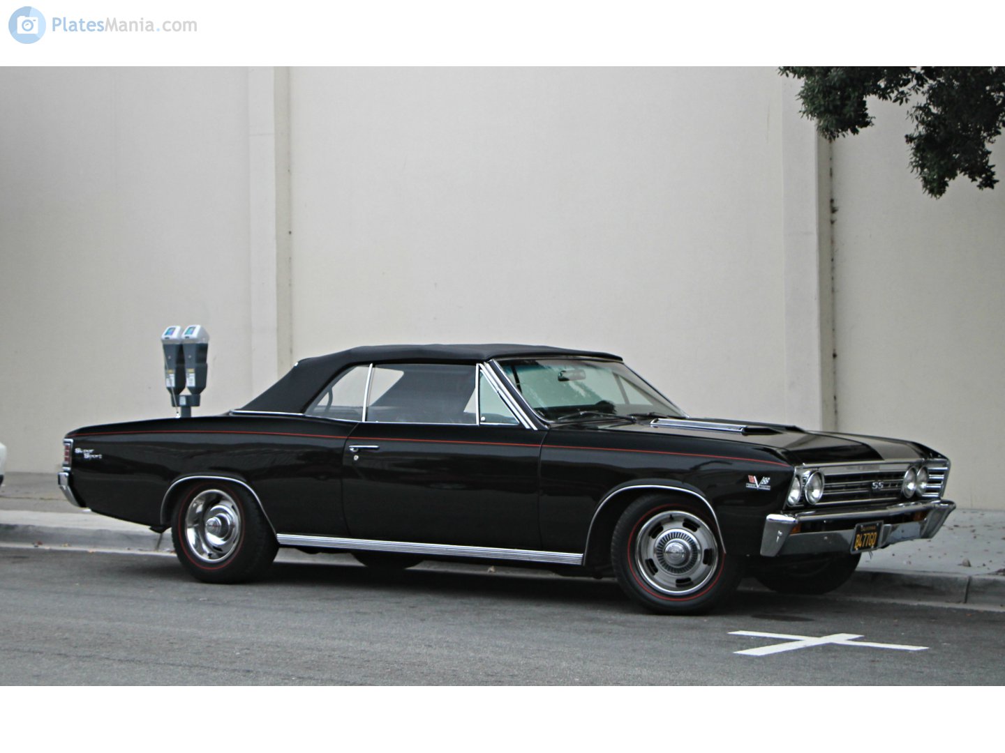 B477G0, Chevrolet Chevelle 1st gen 1967 2-door Convertible (67; A-body), 3rd facelift, 1966–1967